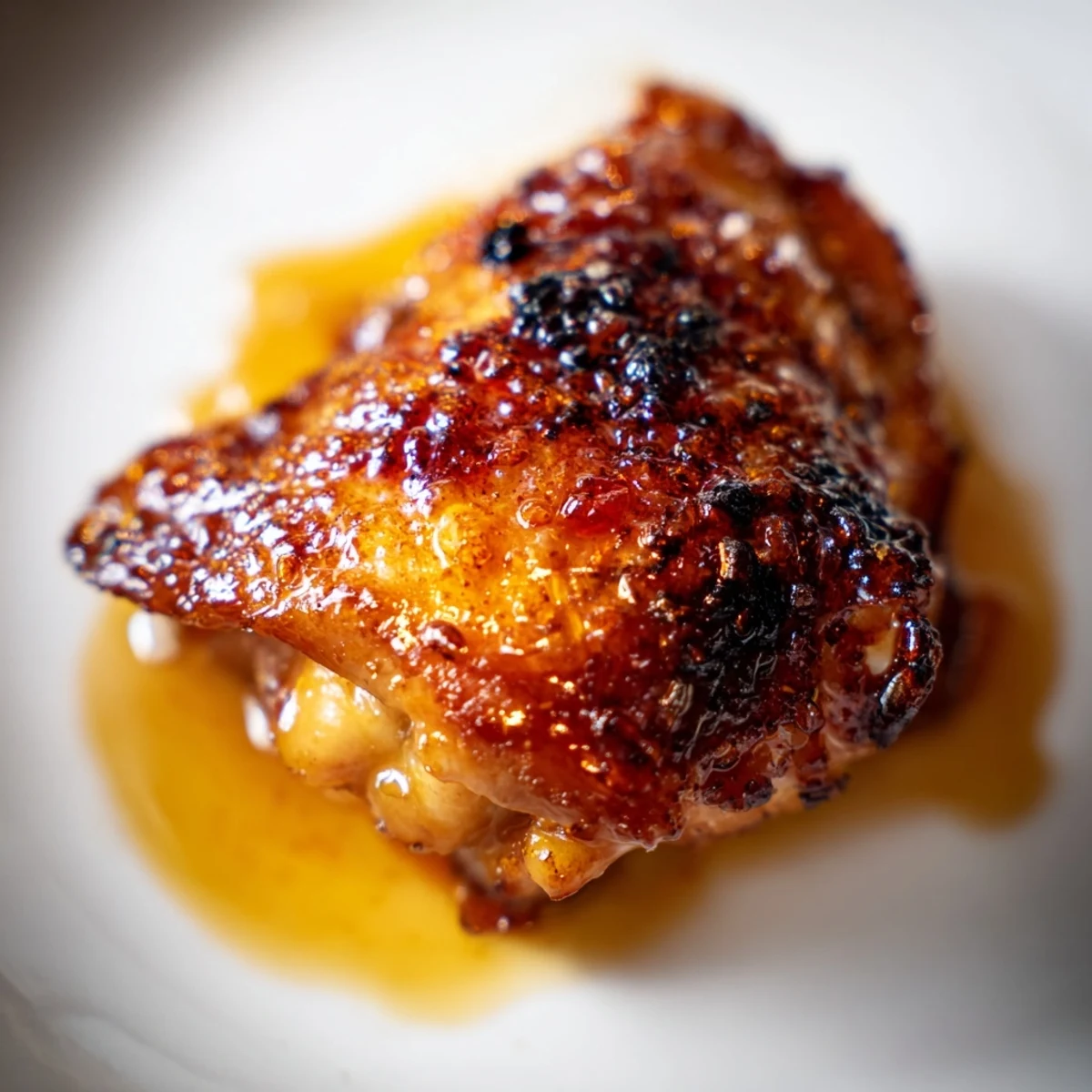 Savory glazed chicken topped with glossy sauce beside fluffy green herb rice and potatoes