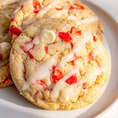 Strawberry Lemonade Cookies